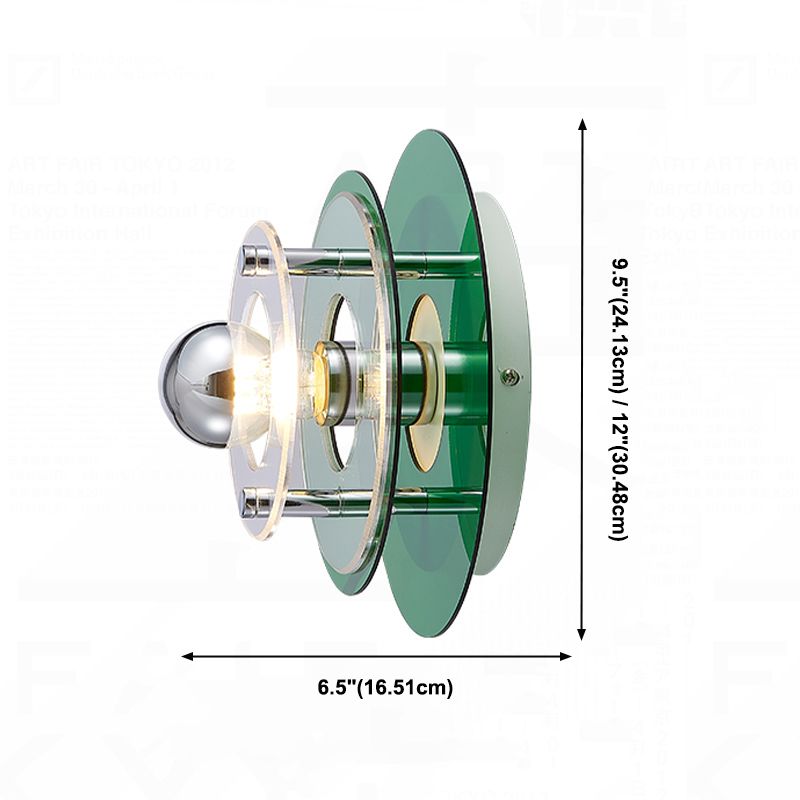 Ruimte-leeftijd wandlamp armatuur postmoderne stijl acryl 1 lamp slaapkamer sconce licht