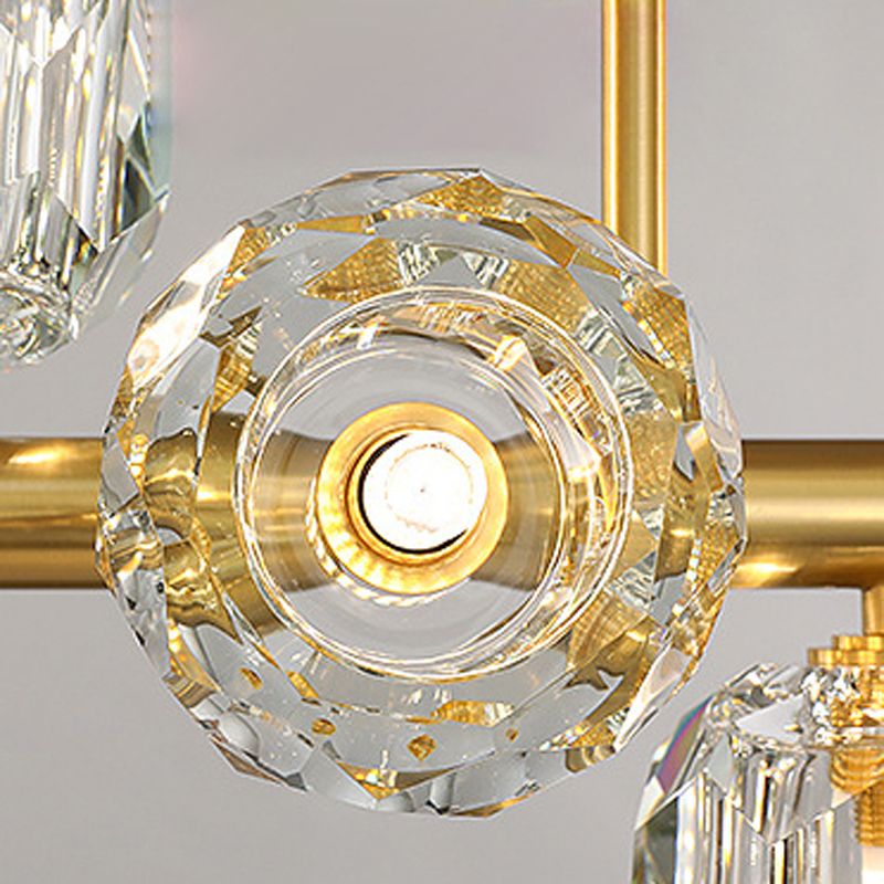 Modernist Ball Shape Island Pendants Crystal Pendant Lights for Dining Room
