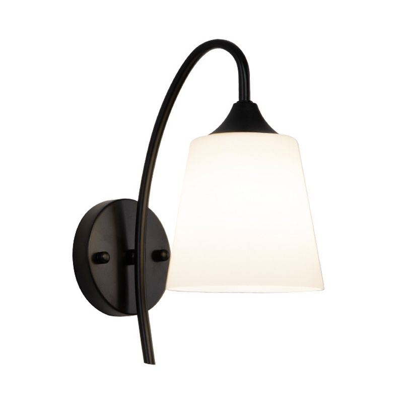 Bedroom Nordic Sconce Light Fixtures 1 Bulb Glass Wall Mounted Lighting