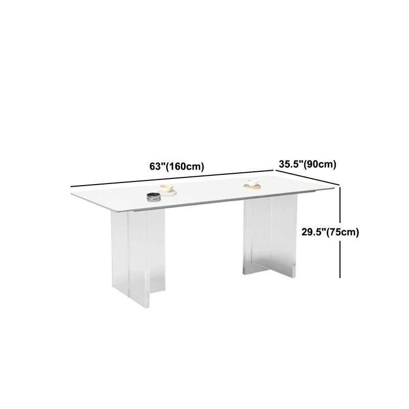 1/2/5/7 Pcs Rectangular Dining Table Set Dining Room Table and Chair