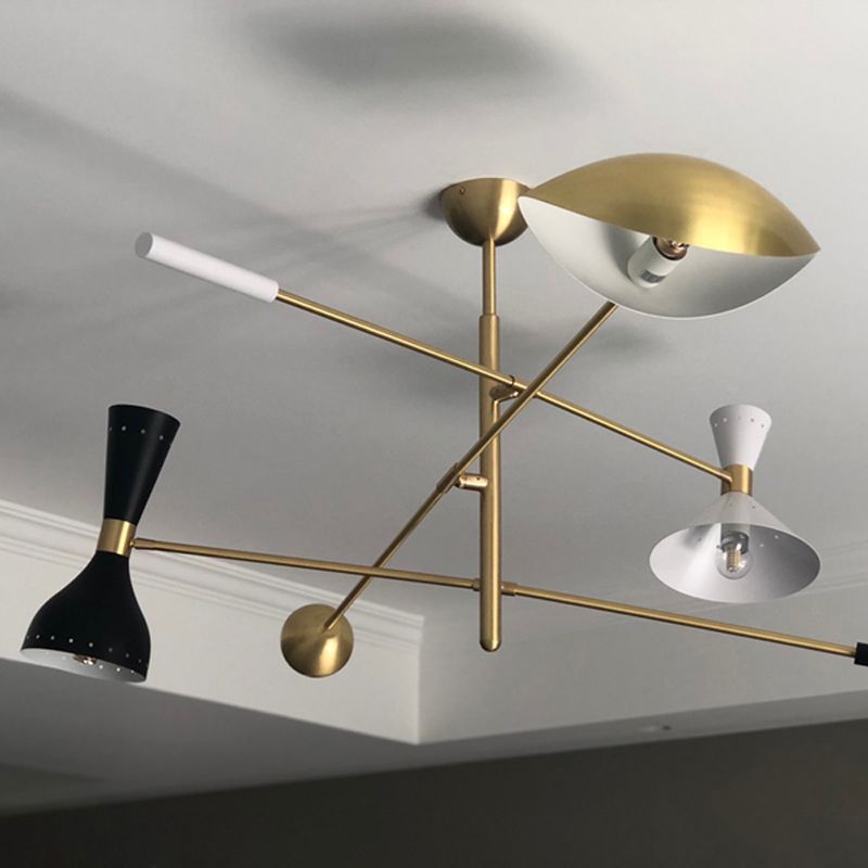 Assayeurs d'éclairage de pendentif nordique contemporain métal