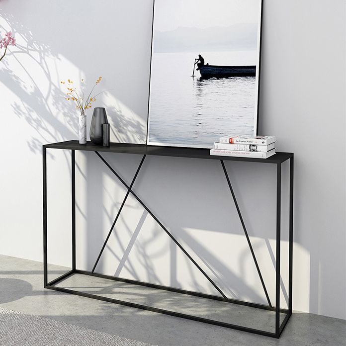 31.5" Tall Modern Console Table Frame Base Accent Table for Hall
