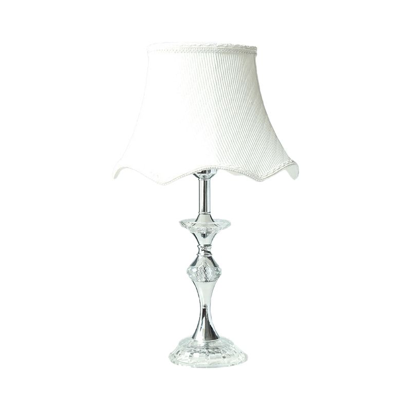 1 hoofd eetkamer tafel licht modern witte kleine bureaubriek met bel -stofschaduw