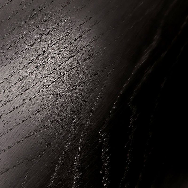 Contemporary Side End Table Oval Pedestal  Living Room Solid Wood Corner Table