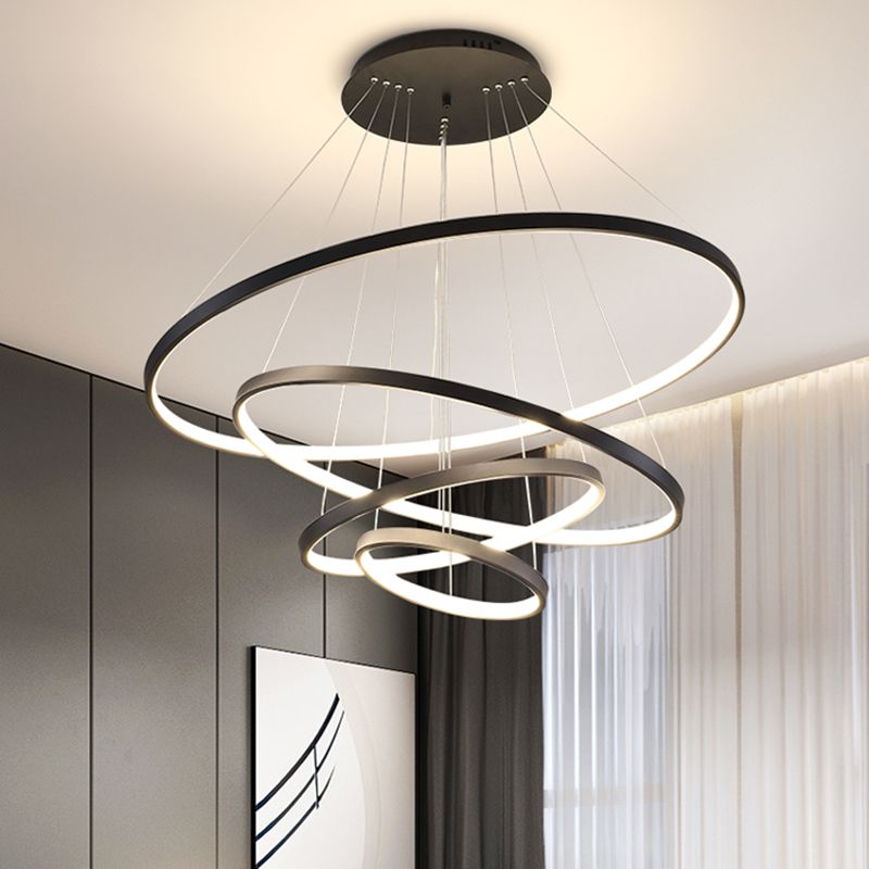 Contemporary Chandelier Lighting Fixture Multi-tier Chandelier Pendant Light for Bedroom