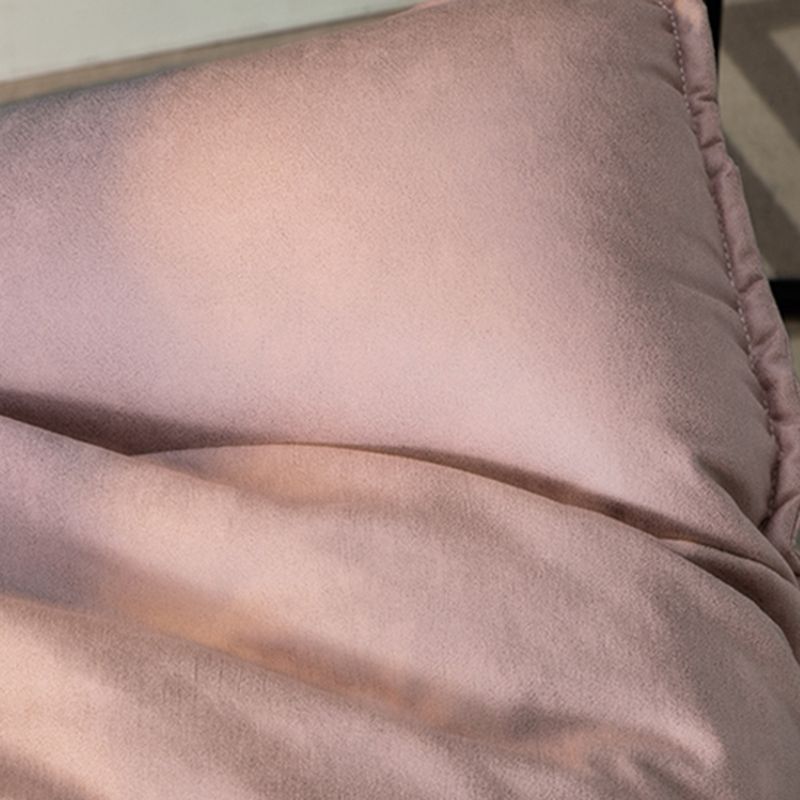 Faux Leather Armless Lounge Chair 34.25" L x 37.40" W x 34.64" H Cushion Back Chair