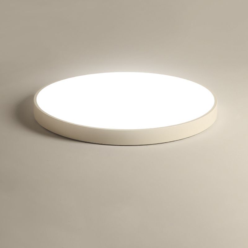 Luces de techo empotradas de estilo moderno, luz LED de metal Macaron para sala de estar