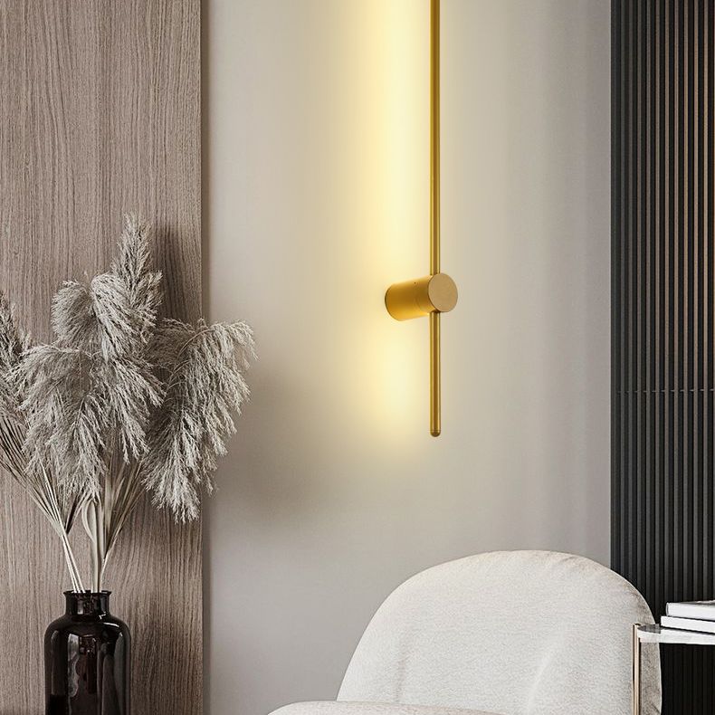 Modern Minimalist Style Linear Wall Sconce Acrylic 1 Light Sconces