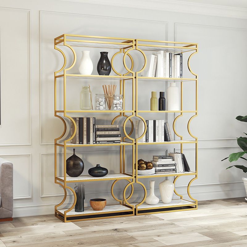 Urban Shelf Bookcase Metal Vertical Bookshelf for Study Room