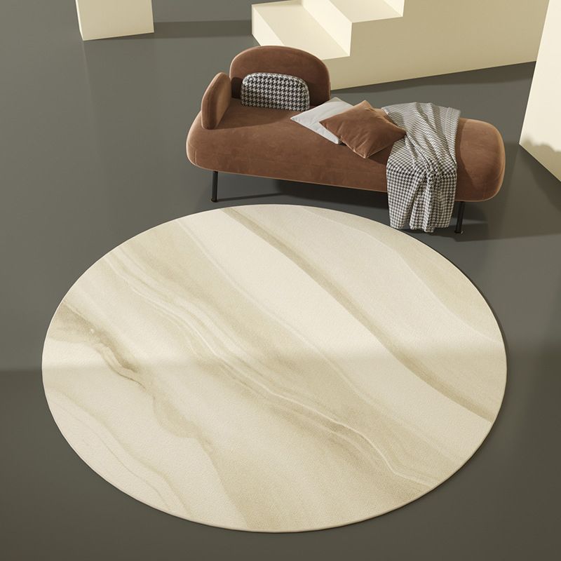 Navy Modern Teppich Polyester Streifen Teppich Färbung widerstandsfähiger Teppich für Wohnkultur