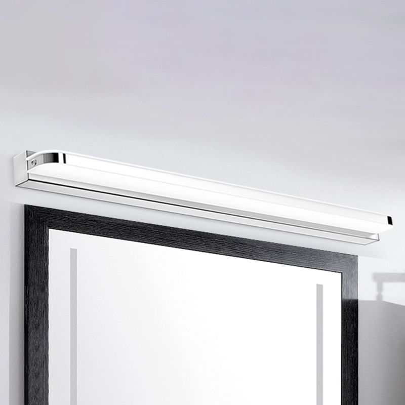 Simple LED Mirror Front Light Modern Vanity Light with Acrylic Shade for Bathroom