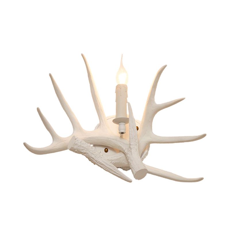 Éclairage d'éclairage à applique blanche en résine ouverte