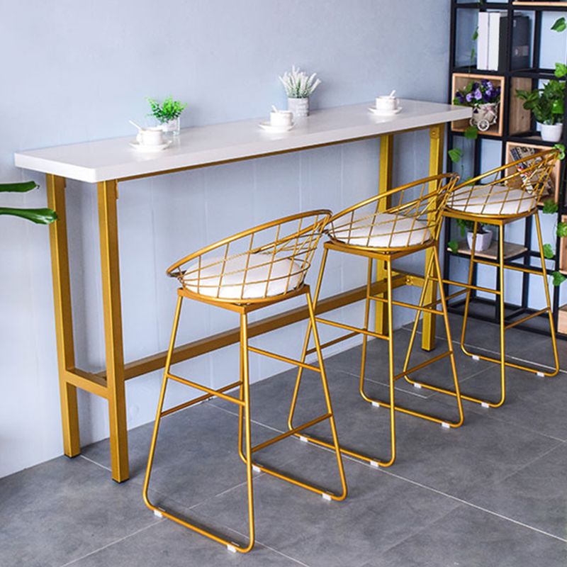 Modern Bar Table Set 1/2/4 Pcs Solid Wood Specialty Pub Set for Indoor