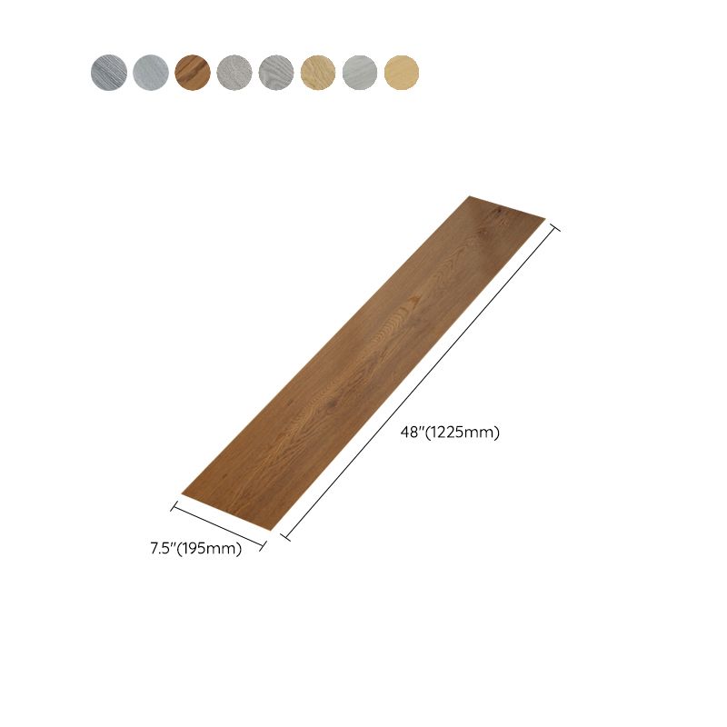 Traditional Wood Floor Planks Click Lock Wire Brushed Trim Piece
