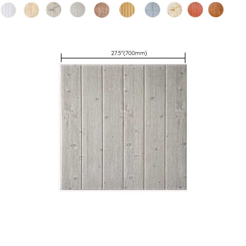 Modern Tin Backsplash Paneling Smooth Thickened Wall Ceiling Wood Grain Design