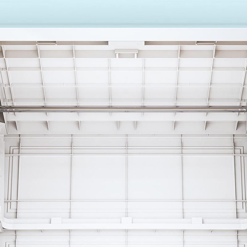 Contemporary 2-Door Wardrobe Armoire Plastic Storage Cabinet