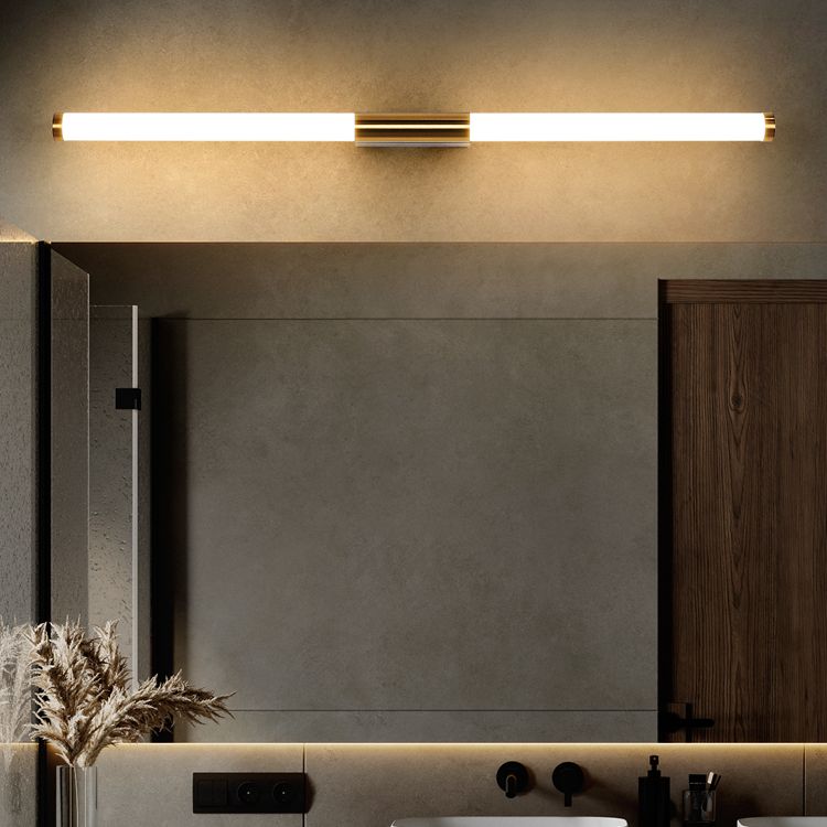 Tube metalen wand gemonteerd licht Simplicity Style LED goudzwart wandlamp armatuur