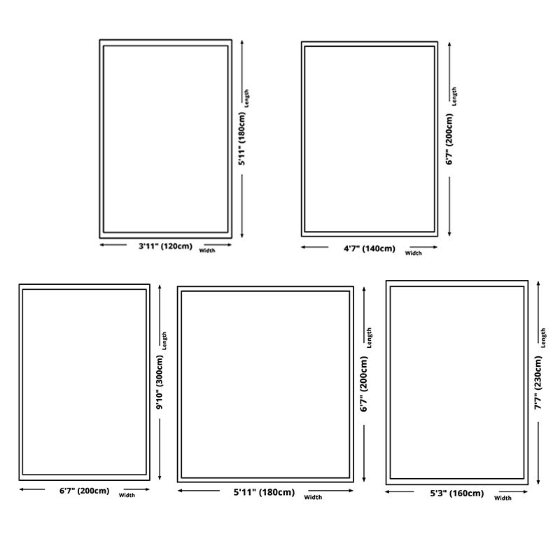 Creative Multi-Color Trendy Rug Contemporary Graphic Design Carpet Polyester Friendly Washable Rug for Living Room