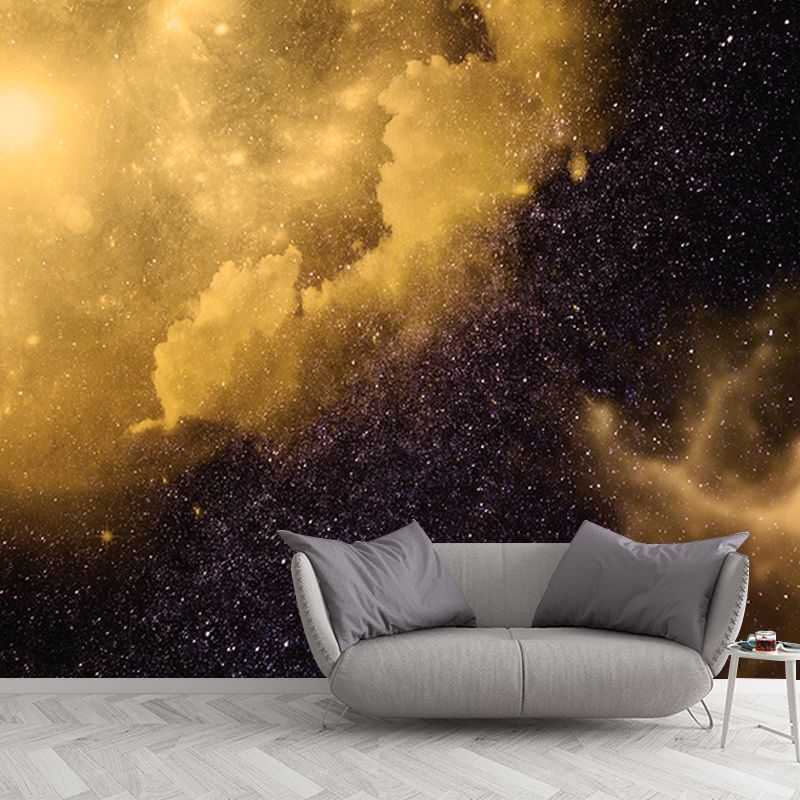 Environment Friendly Resistant Mural Wallpaper Universe Living Room Wall Mural