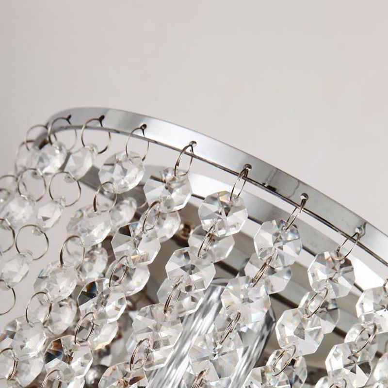 Modern Unique Shape Wall Light Sconces Crystal 1 Light Wall Lighting Fixtures