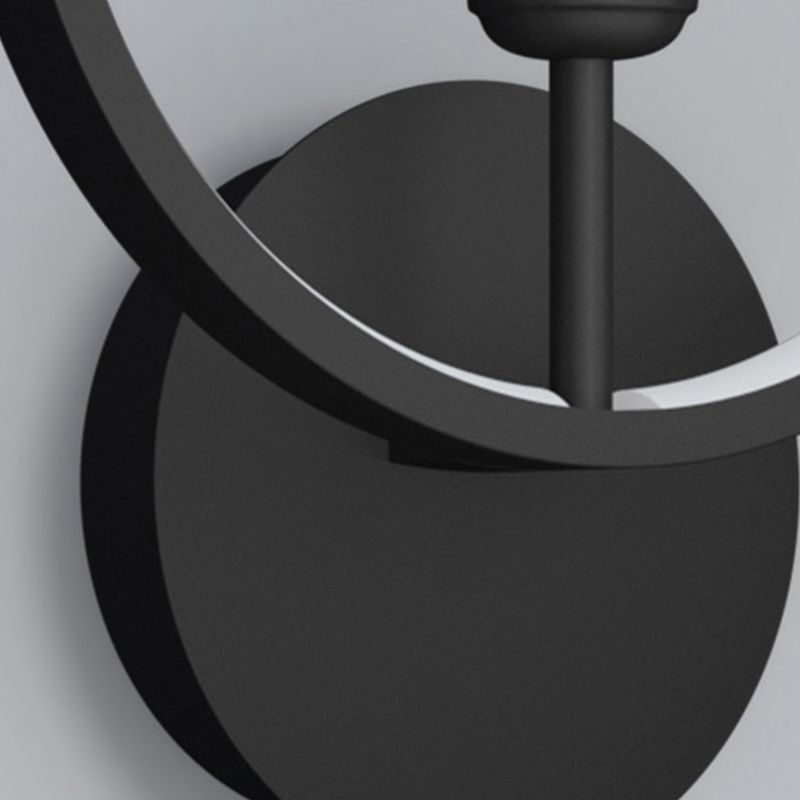 Ball Shade Metal Wall Sconce Modern Style Single Light Wall Mounted Light