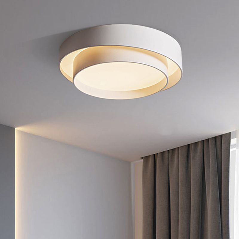 Nordic Modern Flush Mount Ceiling Light LED Spiral Flush Mount Lighting for Bedroom