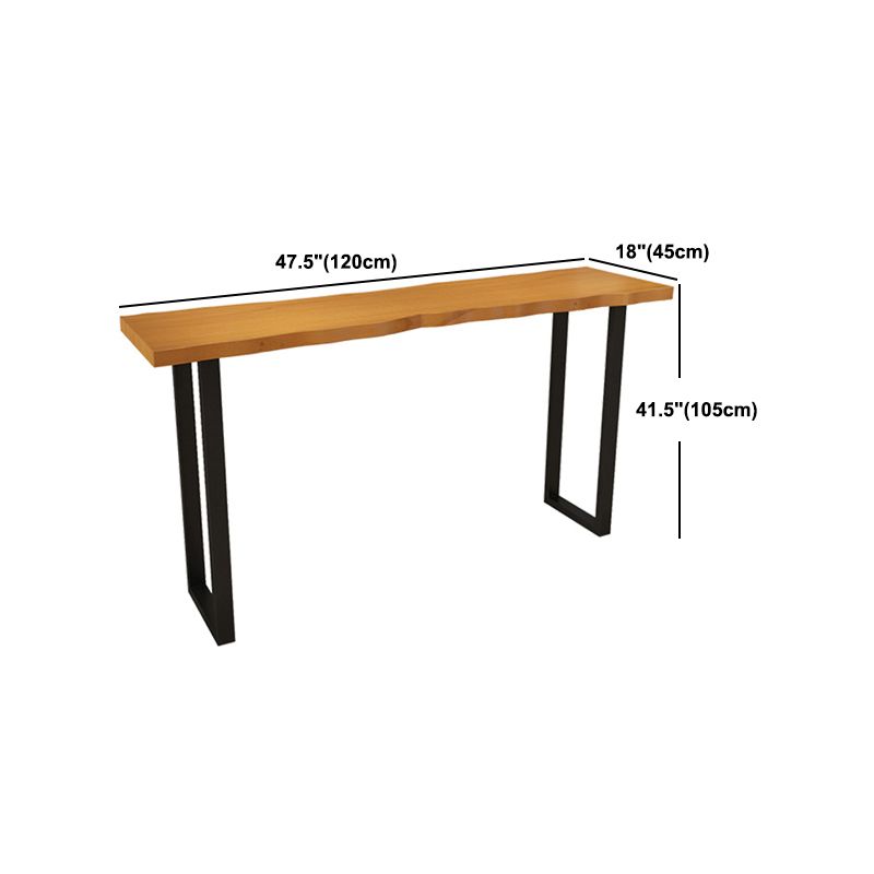 Modern 1/2/4/5/7/9 Pieces Counter Set Rectangle Wood and Metal Bar Table Set