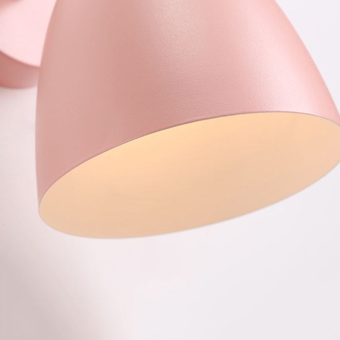 Geometric Metal Wall Sconce Modern Nordic Macaron 1 Light Wall Mounted Light