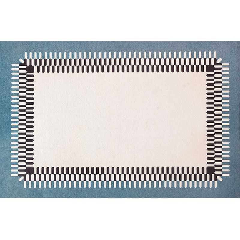 Geometric Pattern Rug Chenille Modern Rug Pet Friendly Washable Non-Slip Area Rug for Living Room