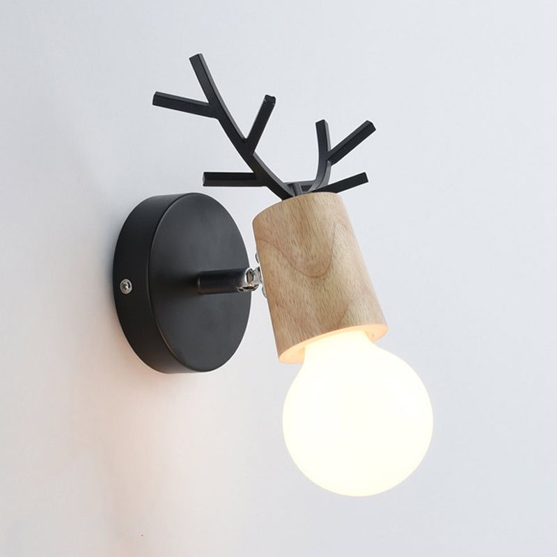 1-Light Unique Wall Sconce Modern Style Metal Wall Lighting for Dining Room