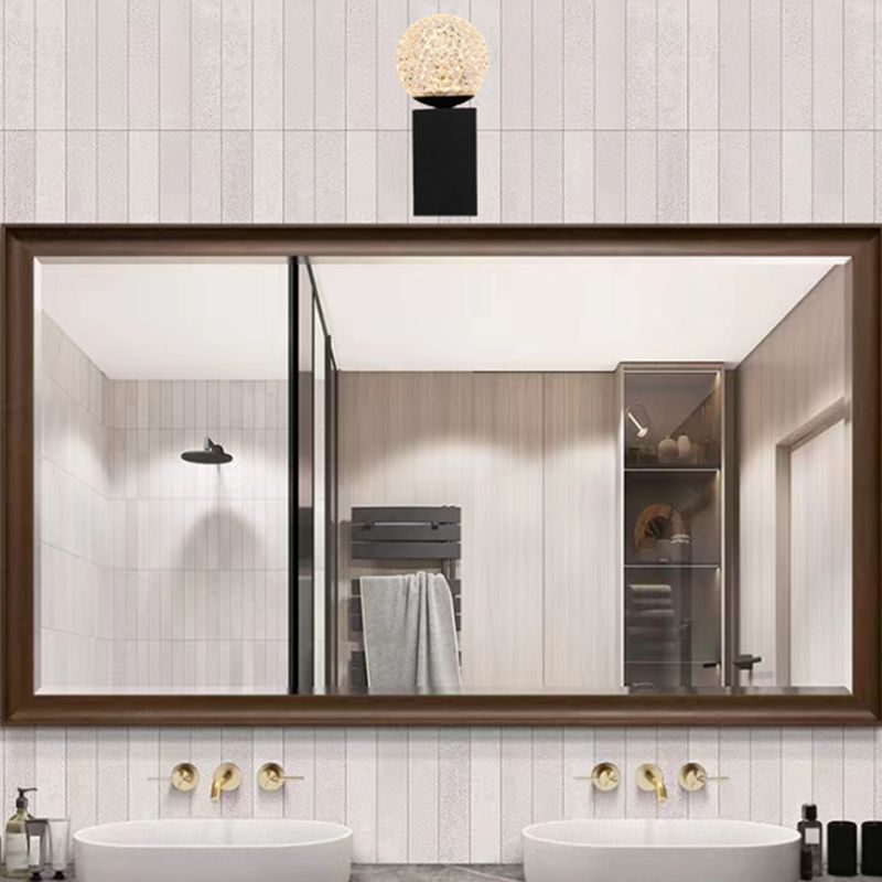 Modern Bath Vanity Lighting Acrylic Black/Golden Wall Light for Bathroom