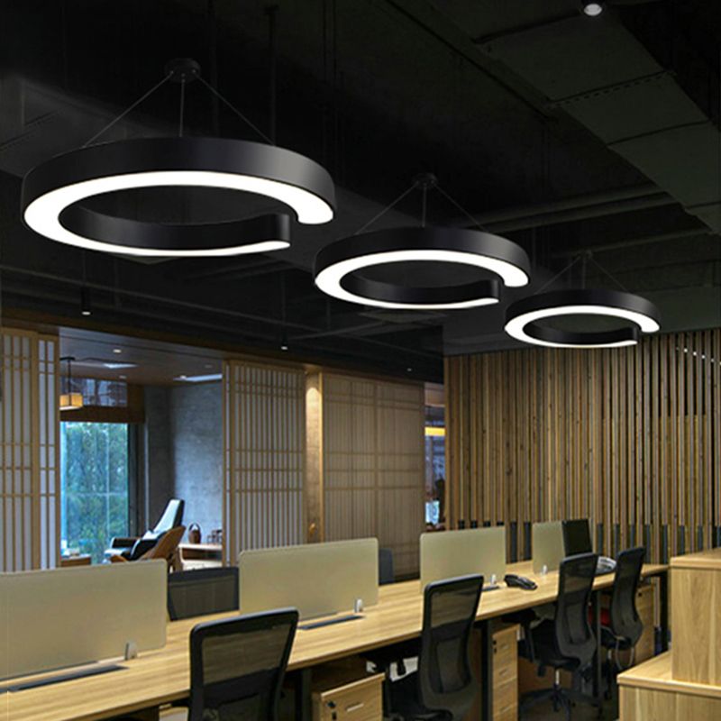 Modern Style LED Pendant Light Simplicity Lighting Fixture for Office Meeting Room