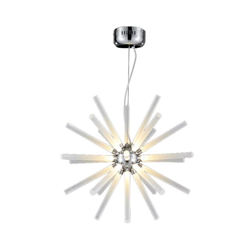 Starburst Chandelier Pendant Light Modern Crystal 12.5"/18"/28" Wide LED Clear Hanging Ceiling Light