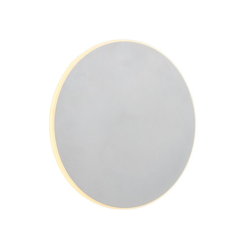 Lámpara montado en la pared redonda simplicidad posmoderna lámpara de montaje de pared acrílica para sala de estar