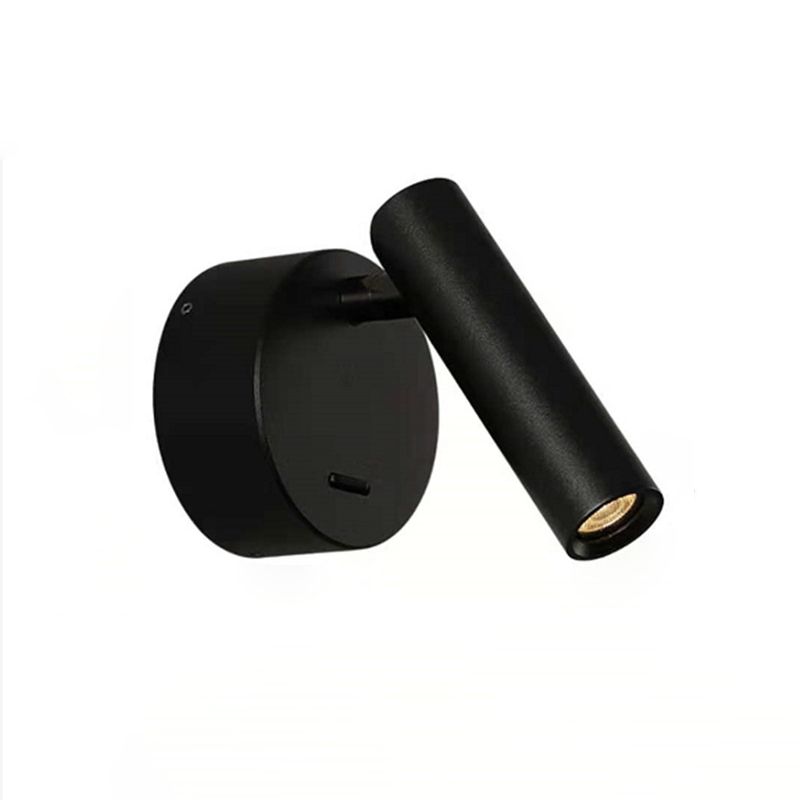 Modern Cylinder Wall Mounted Lighting Aluminum 1 Light Wall Lamp