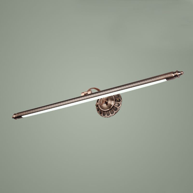 Éclairage de vanité linéaire métal