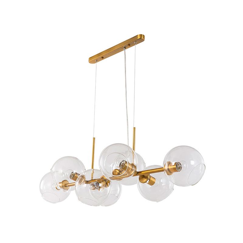 Modern metalen eiland verlichtingsarmaturen