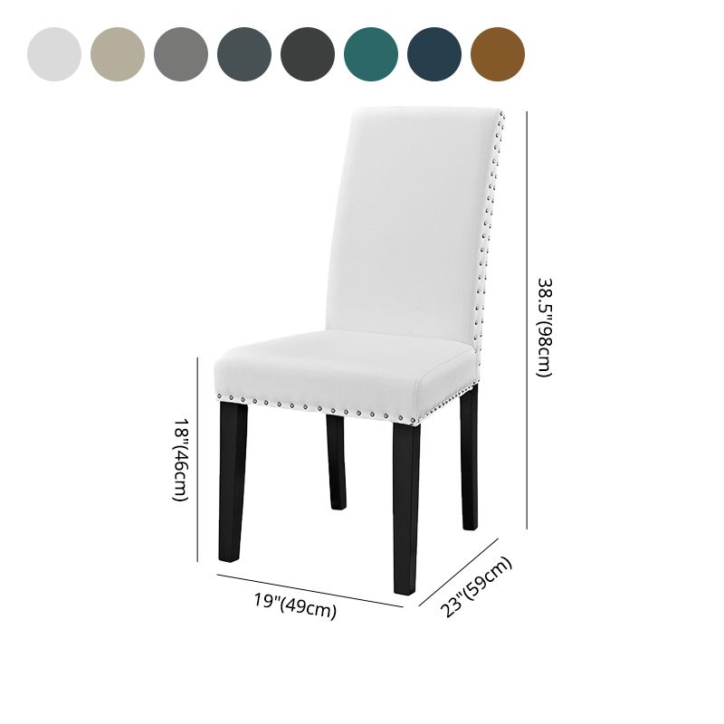 Silla escandinava de madera para cocina, comedor, silla lateral, silla Parsons