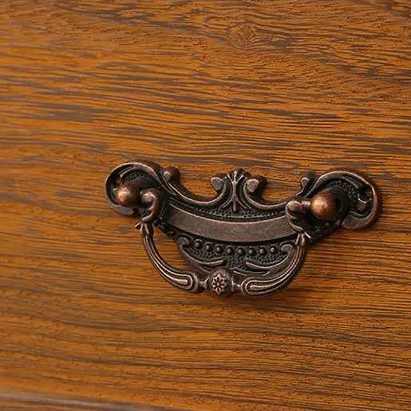 Traditional Matte Finish Storage Chest Bedroom Solid Wood Dresser