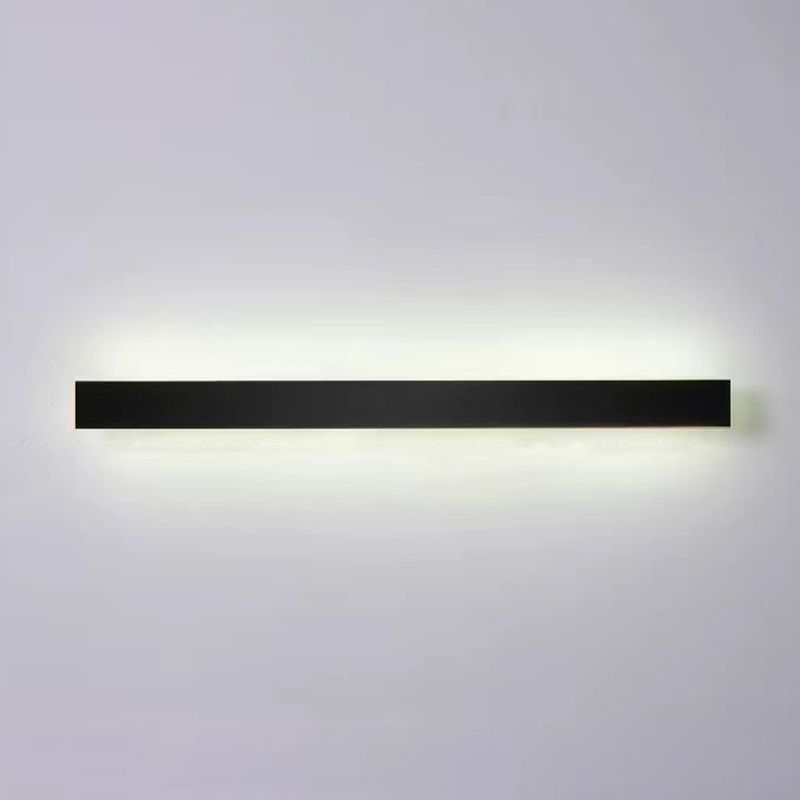 Metal Strip Wall Light Modern Linear Wall Light Sconce for Bedroom