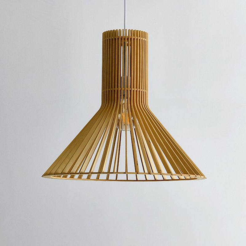 1 plafonnier léger des plafonniers créatifs moderne en bois pour le magasin de vêtements