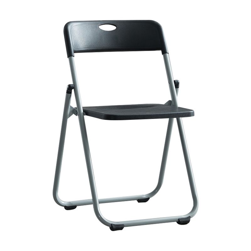 Silla de metal moderna para interiores y exteriores, silla lateral de comedor plegable con respaldo abierto y sin brazos