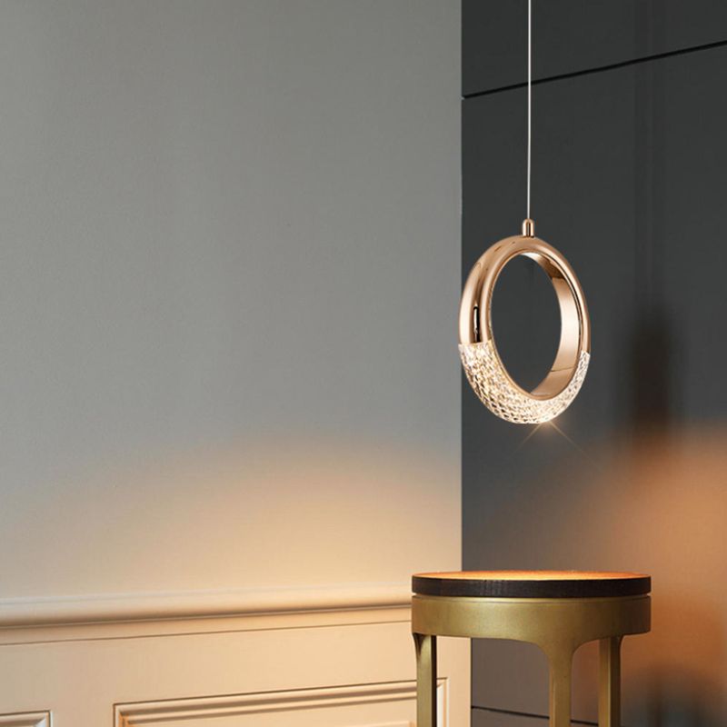 Gold Metal Hanging Light Postmodern Style Pendant Light Hanging Light for Clothing Shop