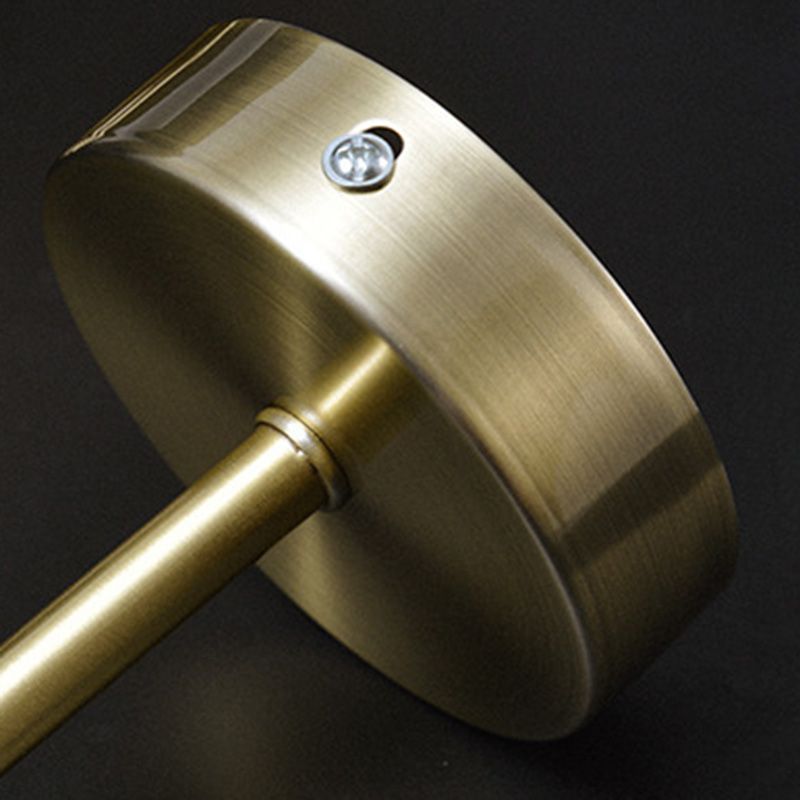 Lámpara montada en la pared de tambor lámpara de montaje de pared de metal posmoderna para sala de estar