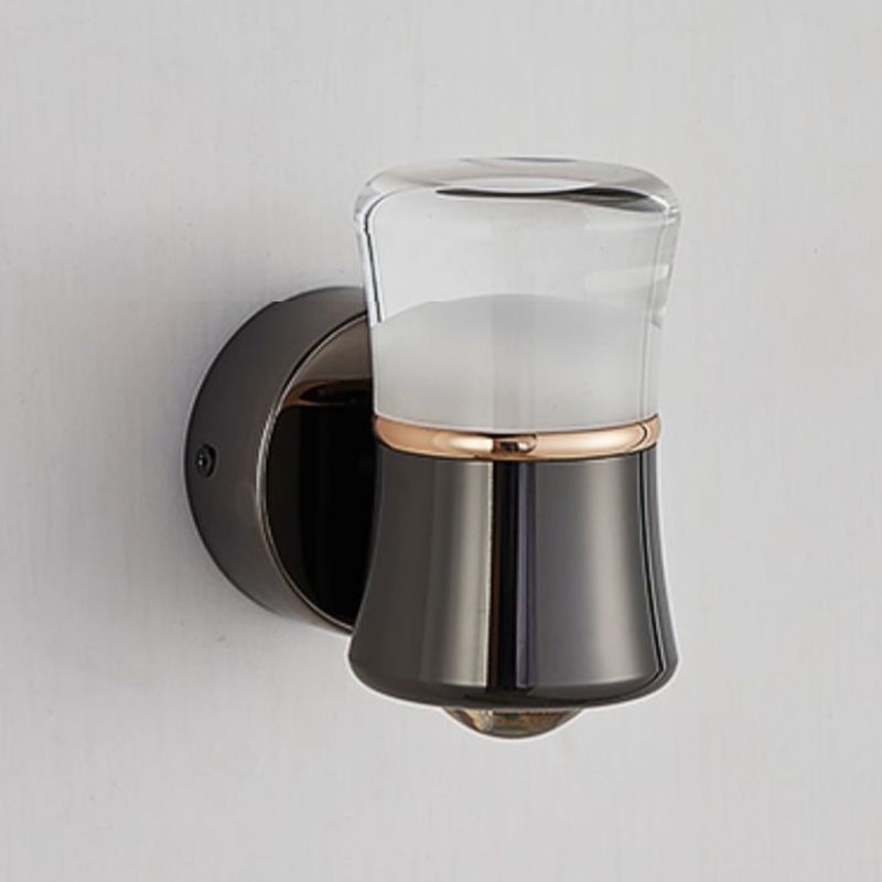 Modernism Wall Sconce Black Sconce Lighting with Metal for Bedroom