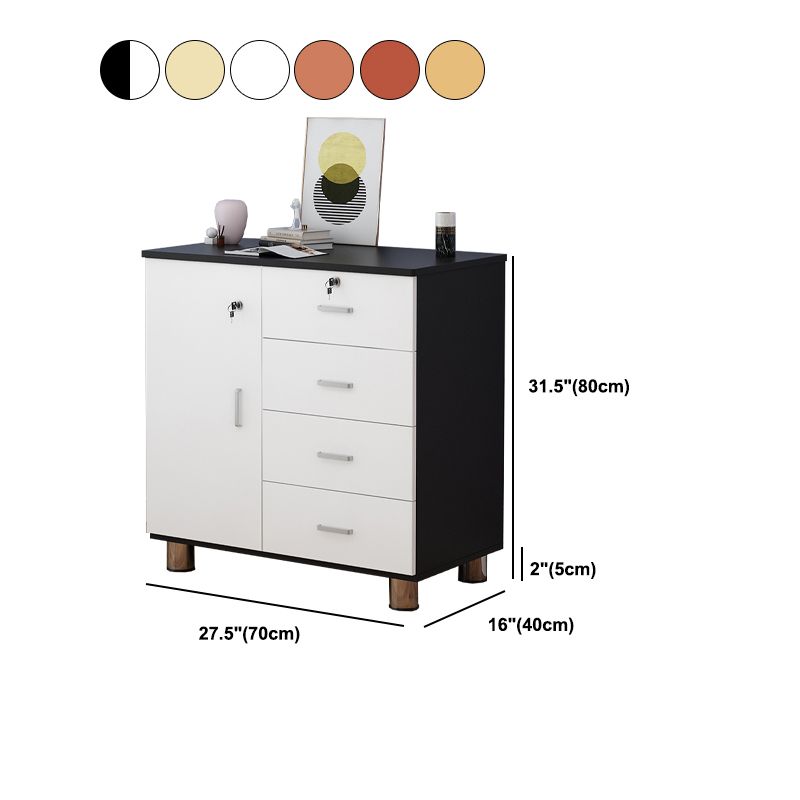 15.74" Wide Accent Chest Wood Contemporary Chest with Drawers