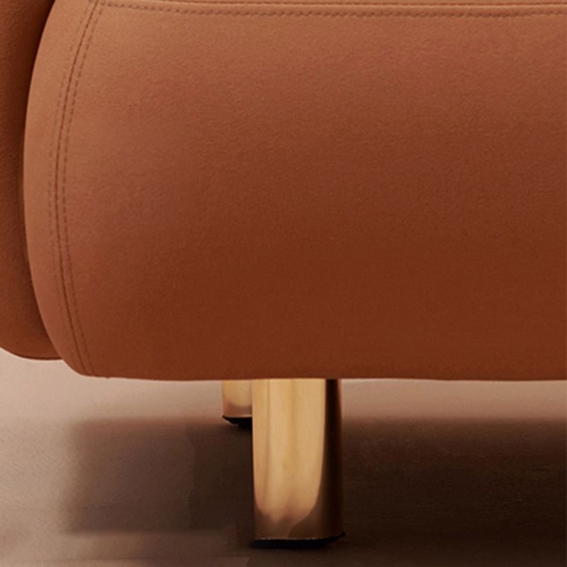 Cushioned Backrest Sponge Cushioned Upholstery Orange/orange/smoky Grey/off-white Sofa