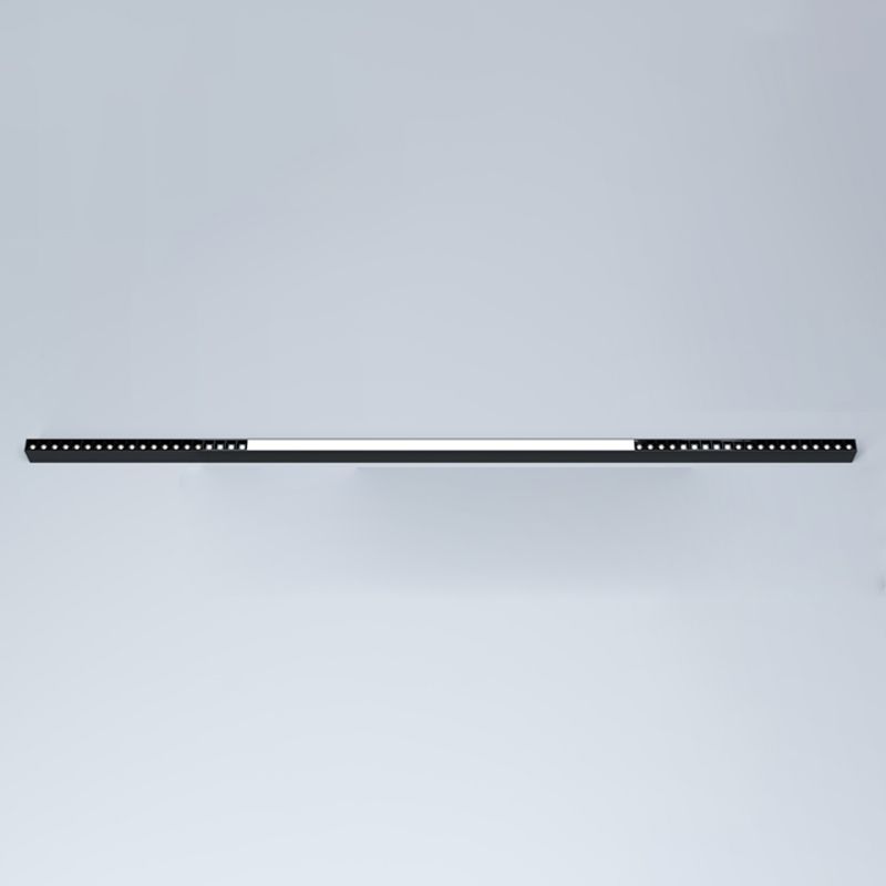 Modern Style Linear Flush Mount Light Metal 1-Light Flush Mount Light Fixture