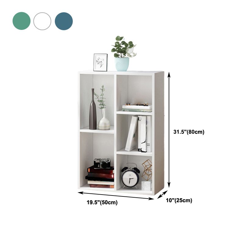Wooden Bookcase Modern Style Minimalist Home Office Bookshelf