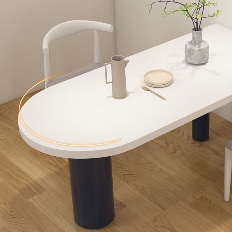 Simplicity Pine Restaurant Table Solid Wood Matte Finish 3 Legs Dining Table